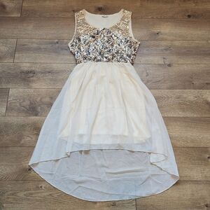 Women's Medium sequins High-low Dress